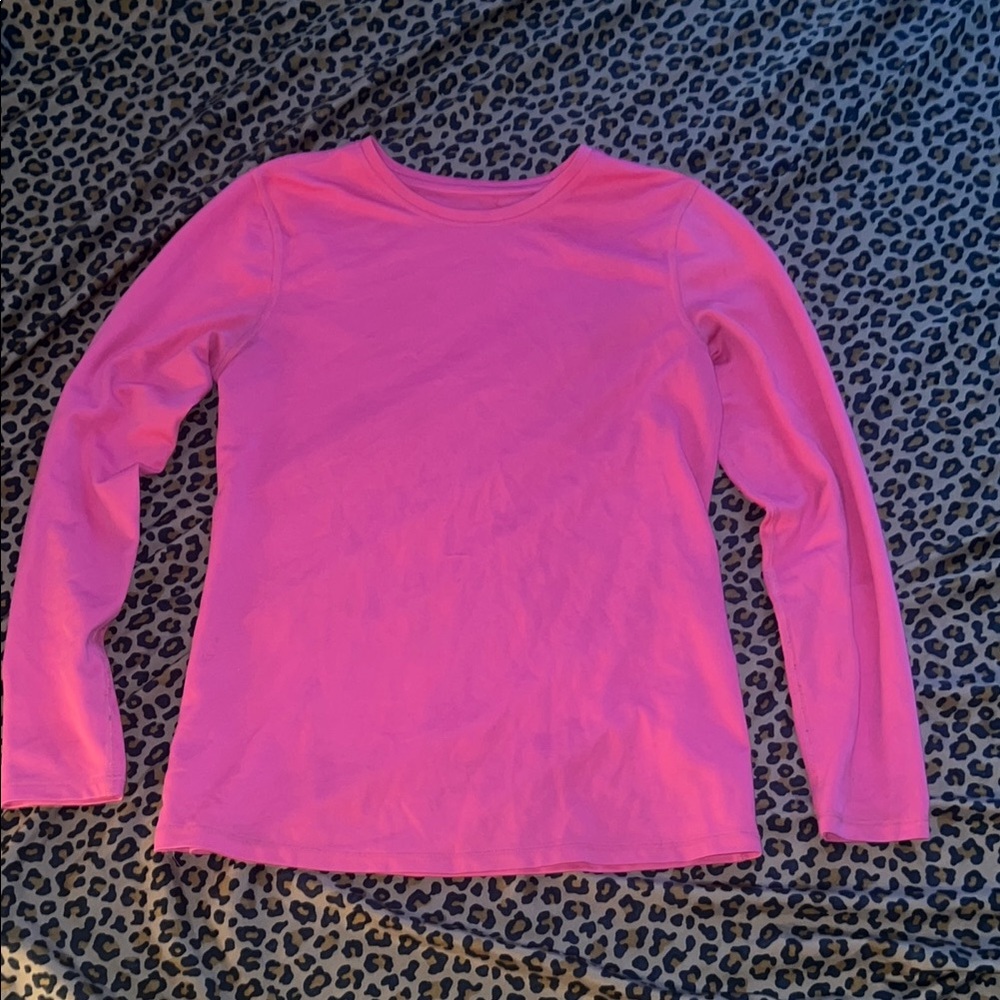 Athletic Works Pink Long Sleeve Tee